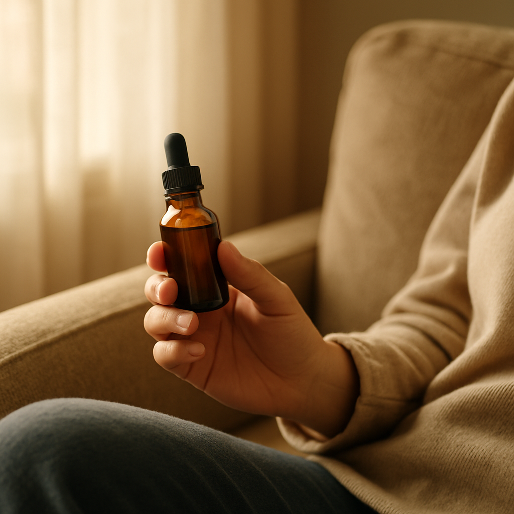 Illustration for What Is an Indica THC Tincture (and What “Unwind” Really Means)
