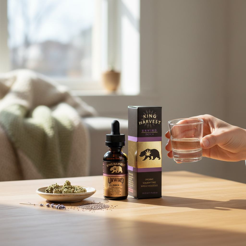 Illustration for What Is Unwind Indica THC Tincture?