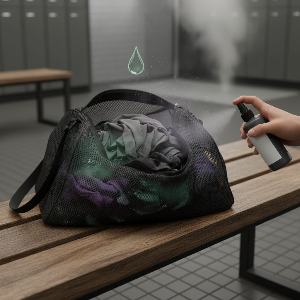 Illustration for Why workout gear smells (and why it gets worse in a gym bag)