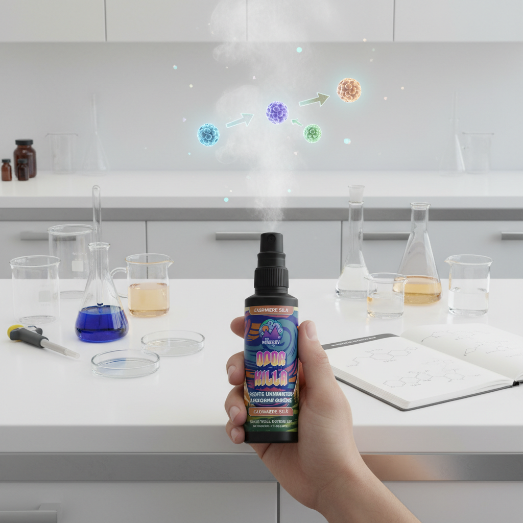 Illustration for The Science of Enzyme-Based Odor Elimination (No Fluff, Just Chemistry)