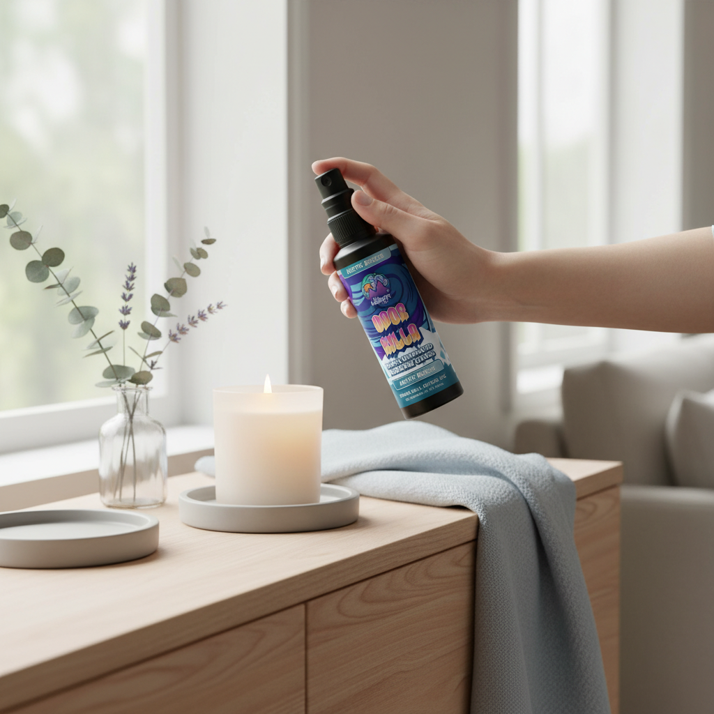 Illustration for Make it a vibe: layering spray + candle for premium home fragrance