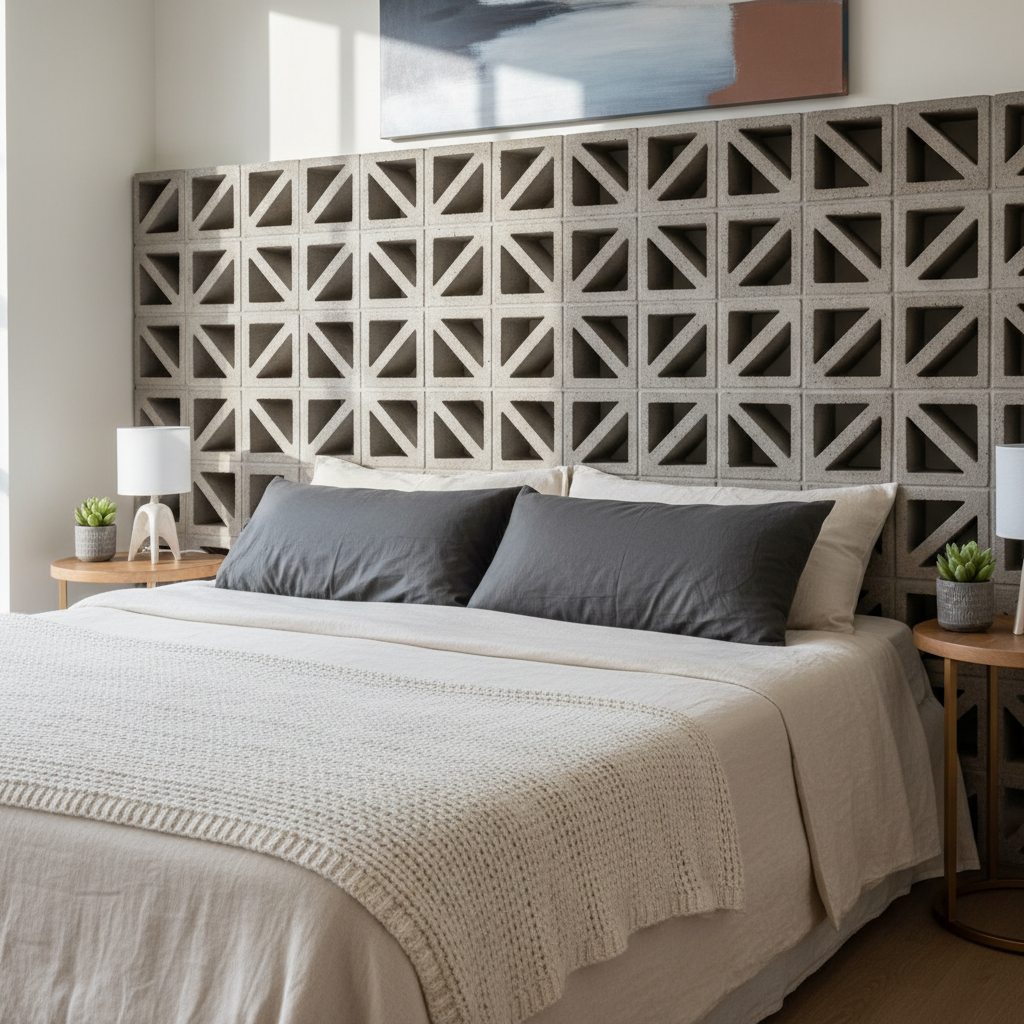 Illustration for Why Choose Breeze Blocks for a Headboard?